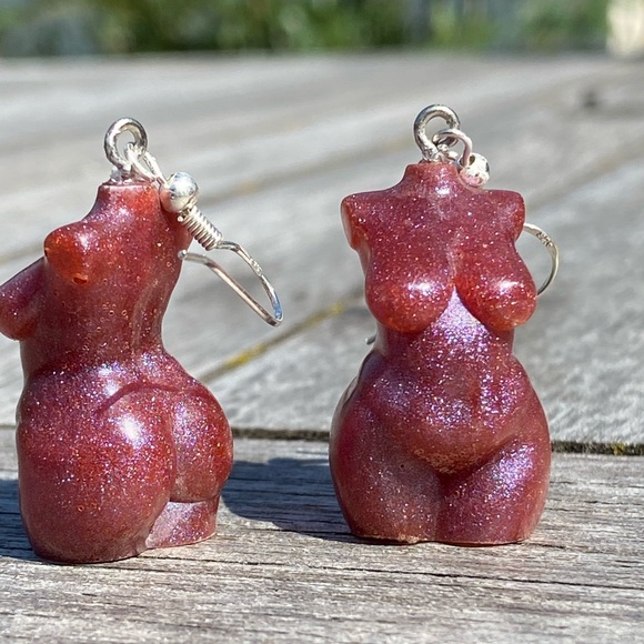 Plus size goddess earrings